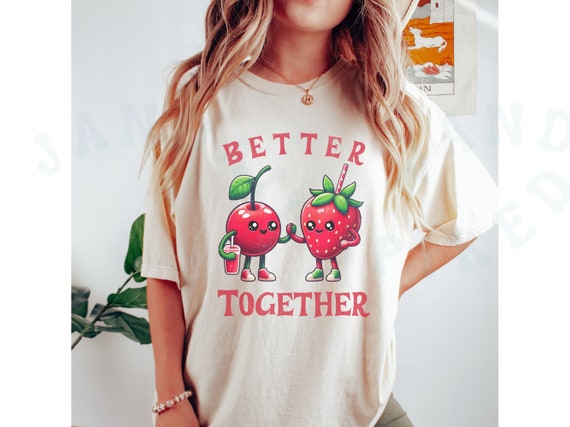 Cute Red Faded Strawberry T-Shirt Tee For Women Men Cute Red Faded Strawberry T-Shirt Tee For Women Men