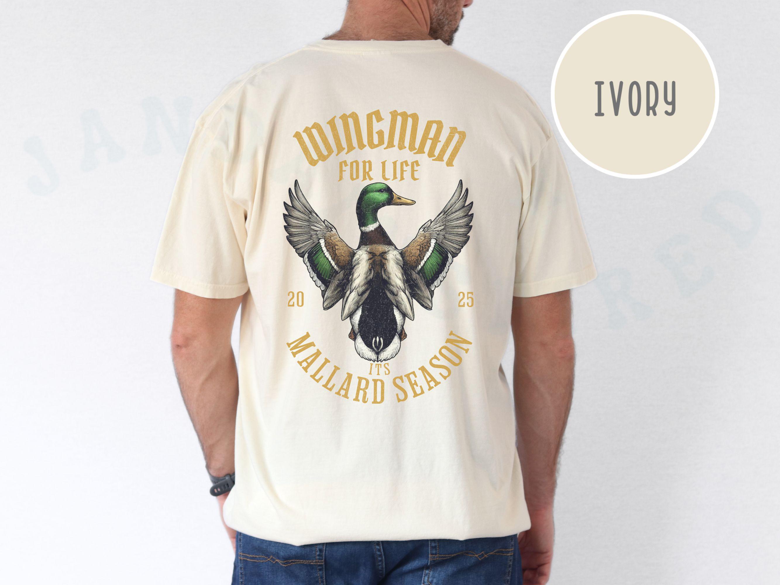 ★24SS 大人気★ONE OF THESE DAYS MALLARD HUNT TEE Mallard Hunt Tee - Navy | The Northern Sky Collection | One