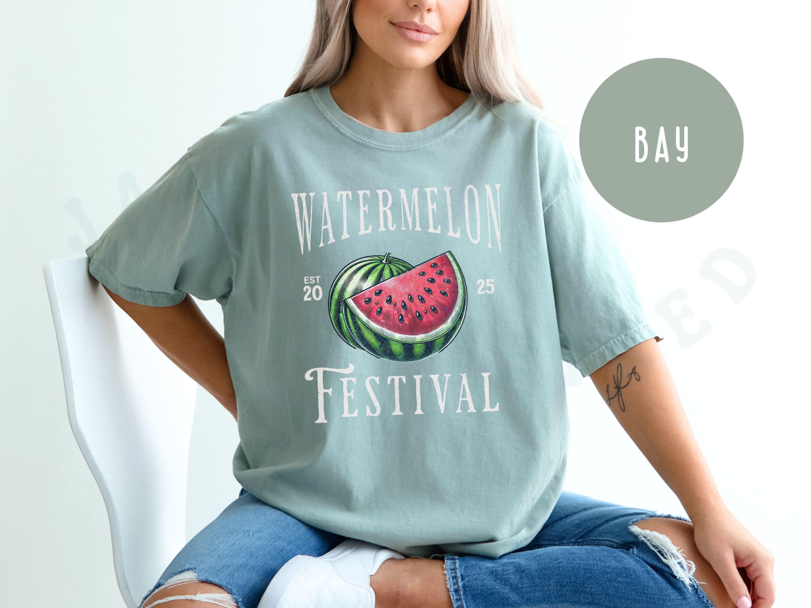レディースファッション Watermelon Life T-Shirt - Water Melon Festival Funny Summer Watermelon Festival Summer T-shirt Outdoor Event Picnic
