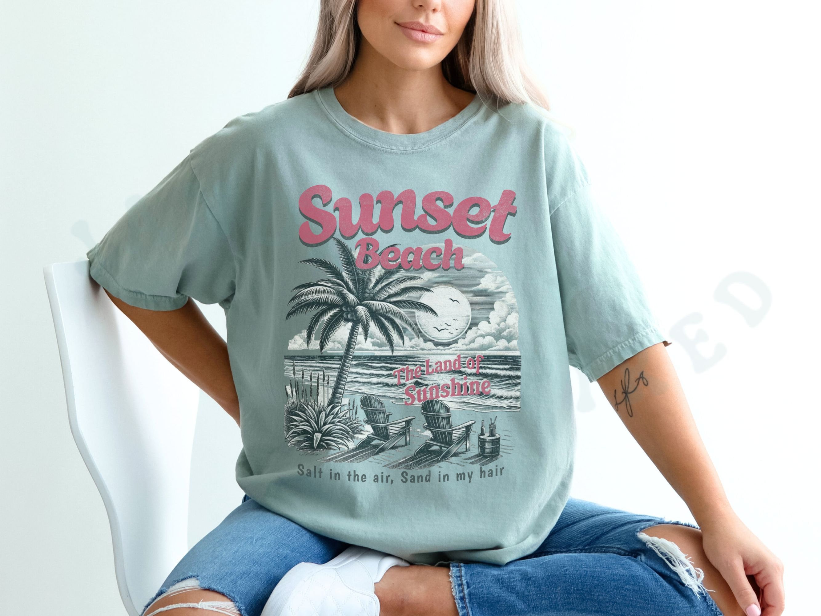 新品！ELLEGARDEN Sunset Beach Tシャツ　L Yahoo!オークション - 新品 ELLEGARDEN Sunset Beach Tシャツ ホワイト