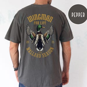 Duck Hunting Season T-shirt For Men Comfort Colors Mallard Duck Graphic Shirt Vintage Distressed Nature Lover Wildlife Gift For Husband Dad