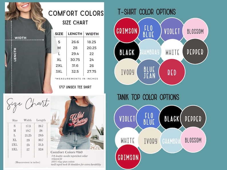 Vintage Wild Cherry T-shirt Comfort Colors Casual Cherry Lover Gift Tee Americana Old School Retro Style Shirt Unique Cherries Cursive Top image 10
