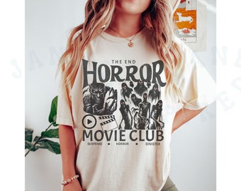 Horror Movie T-shirt Menacing Comfort Colors Unisex Tee Dark Fantasy Halloween Sinister Shirt Chilling Suspense Scary Film Enthusiast Gift