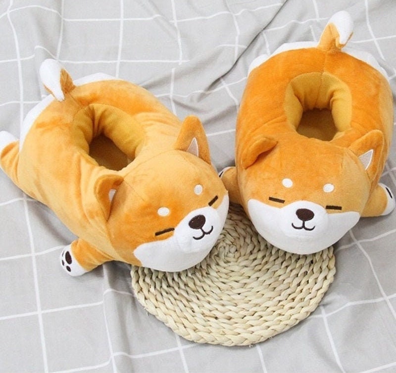 corgi dog slippers