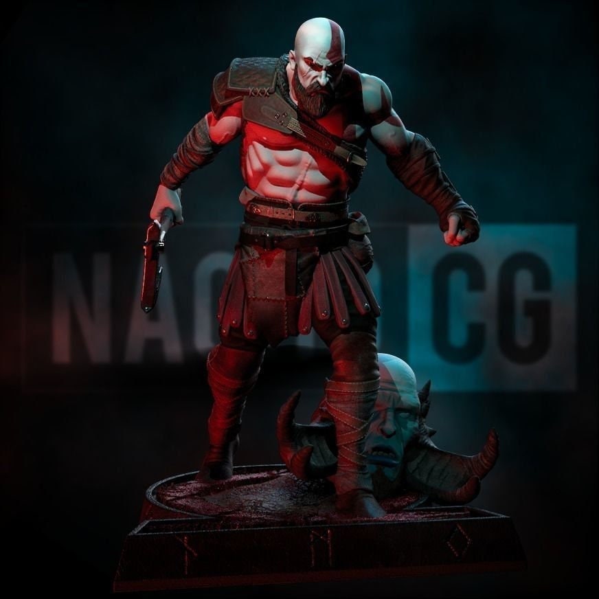 God of War Ragnarok Atreus' Mask 3D Model by HitmanHimself on