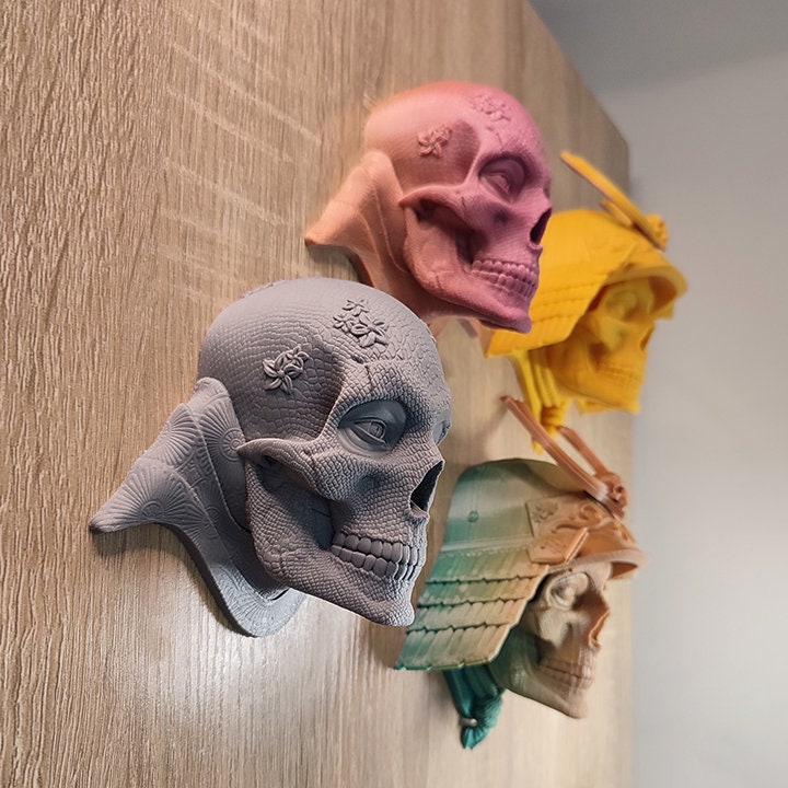 3D Printed Wall Decor Orochi Mask Zombie Wall Mask Mask Etsy