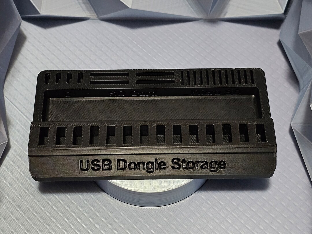 3D Printed USB, SD Card, Micro SD Card Storage Container - Etsy