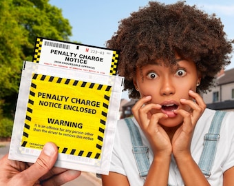 Lustiges Streich Parkticket PNC Neuheit Scherz Geschenk