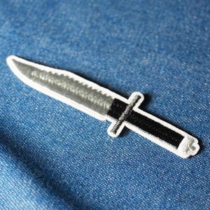 L3A1 Bajonett Brittisk Armé Strykmärke (8 x 2 cm)