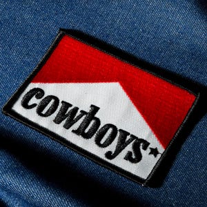 Parche termoadhesivo de cigarrillos Cowboys (6 x 8 cm)
