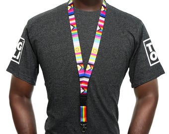 The Ultimate Pride Lanyard - LBGTQI+ All The Flags! – durable, stylish, and perfect for keys, badges, or ID holders