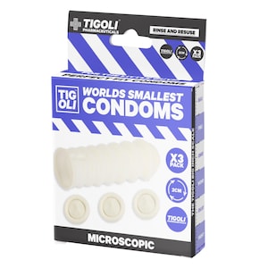 Microscopic Condoms! - Novelty Gift Birthday Box Christmas Secret Santa Joke