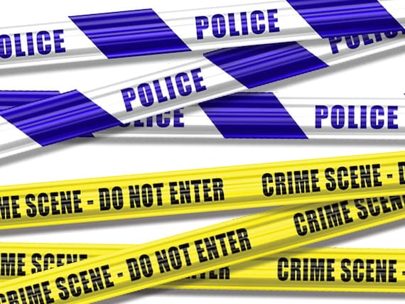 Crime Scene Barrier Tape: 3M Non-Adhesive Halloween Prop