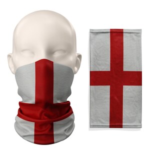 England St George Flag Snood  – Breathable Mask Neck Gaiter Face Covering