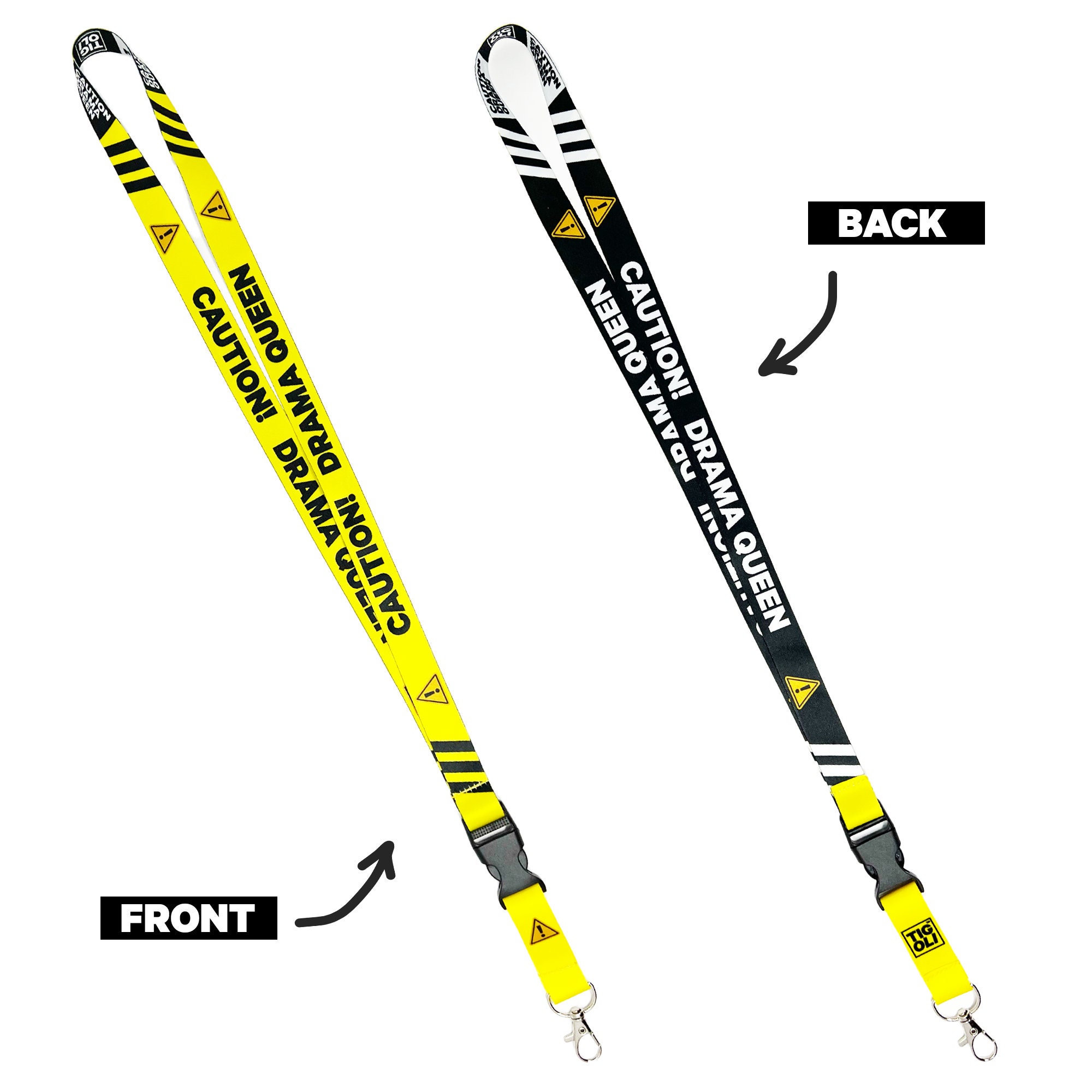 Caution Insanely Funny Lanyard Office Novelty Gifts Secret Etsy