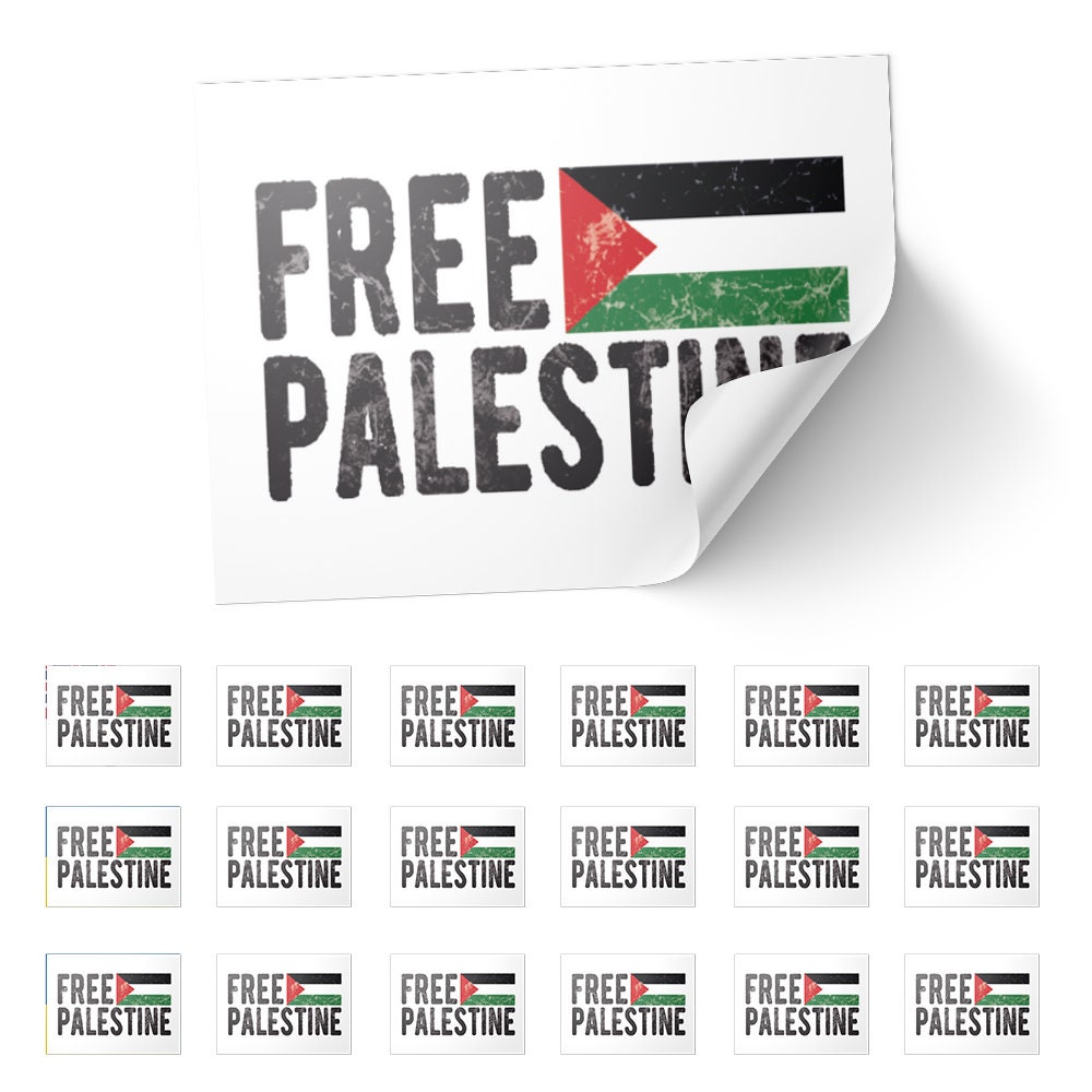  3 Pcs/Pack - Free Palestine Sticker Flag Palestine