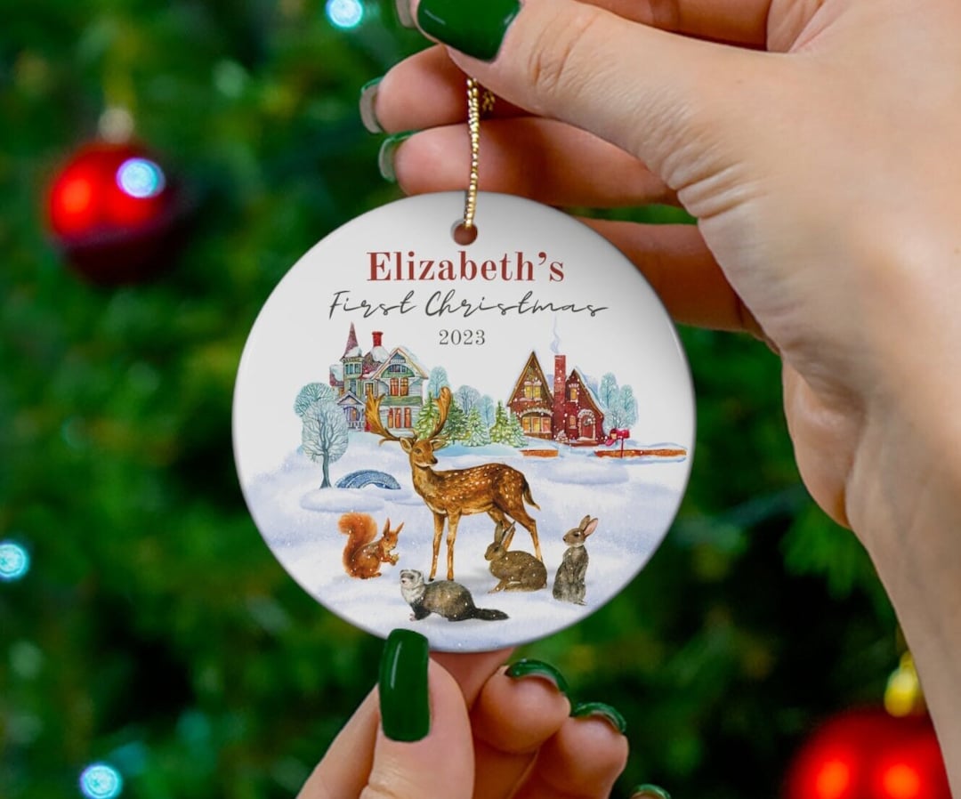 Personalised Baby's First Christmas Babys 1st Christmas - Etsy UK