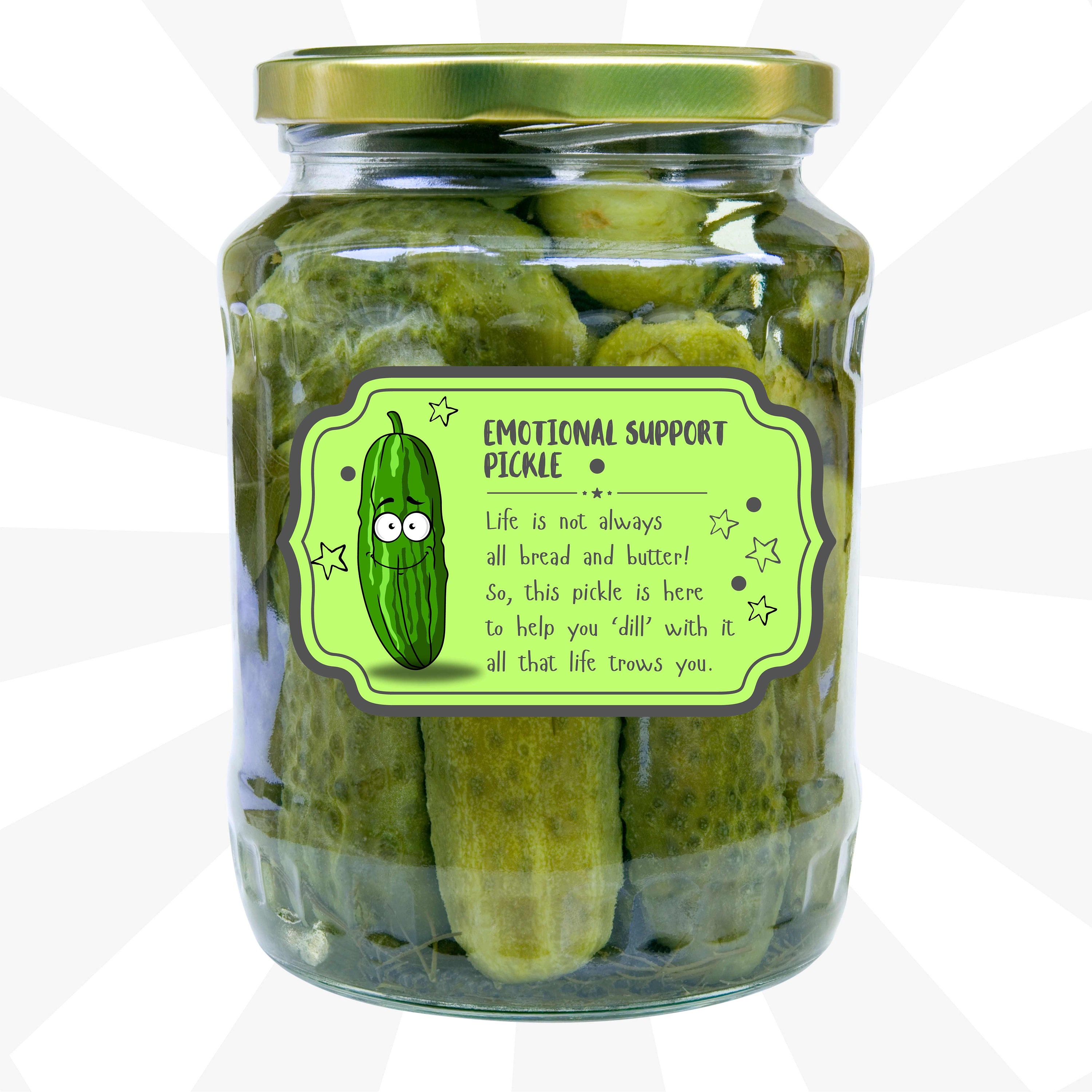 Emotional support pickle!🥰🥒🤗 Let this pickle be my your side to dil, pickle