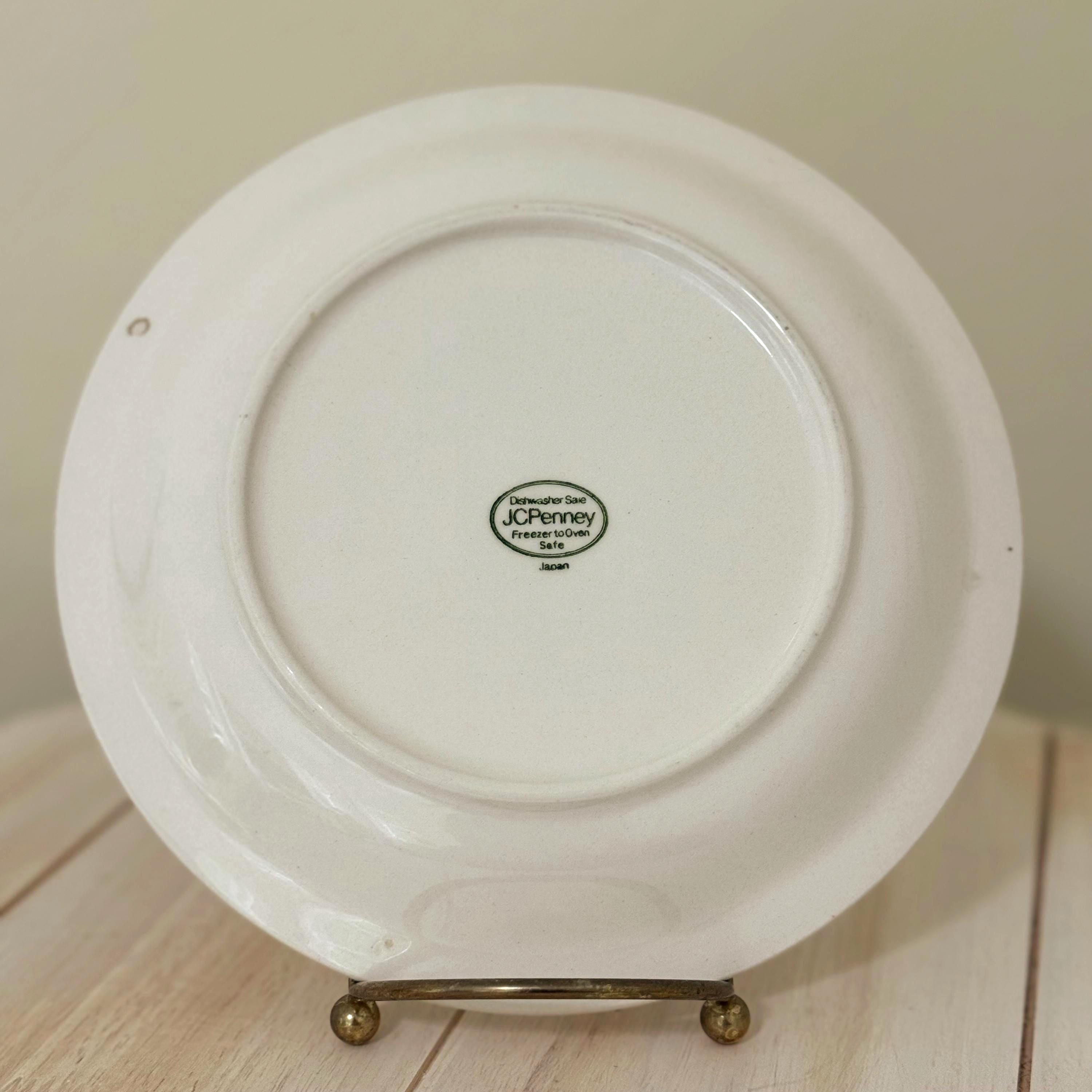 Vintage Jcpenney Stoneware Salad Plate | Wild Strawberry Berry