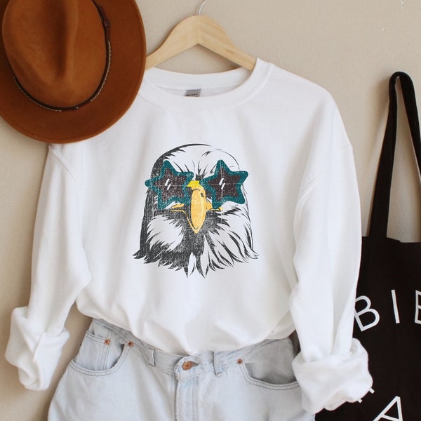 Eagles Sweatshirt, Eagles Crewneck, Eagles Shirt, Eagles Mascot Sweatshirt, Eagles Sweatshirt, Philadelphia football shirt, Football fan