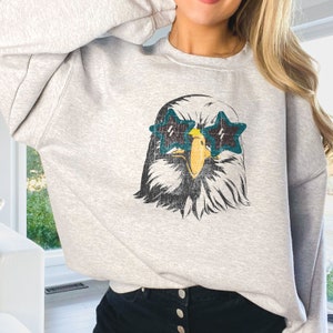 Eagles Sweatshirt, Eagles Crewneck, Eagles Shirt, Eagles Mascot ...
