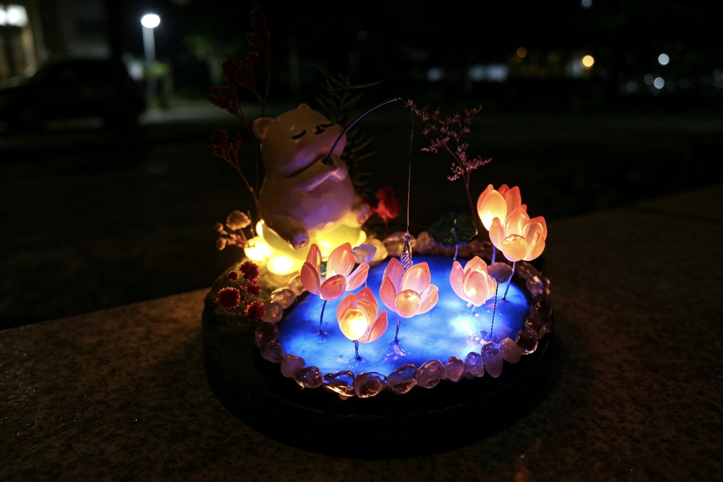 Rotating fish lamp - Etsy 日本