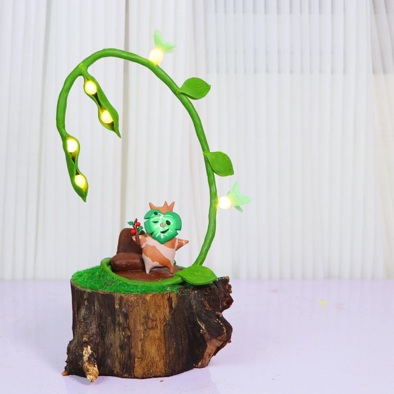Zelda Pea Lamp: Breath of the Wild Handmade Desk Ornament - Etsy