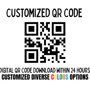 Digitaler QR Code Download | Für Website, Small Business, Scan to pay, Social Media | Farboptionen | Läuft nie ab | Innerhalb von 24 Stunden