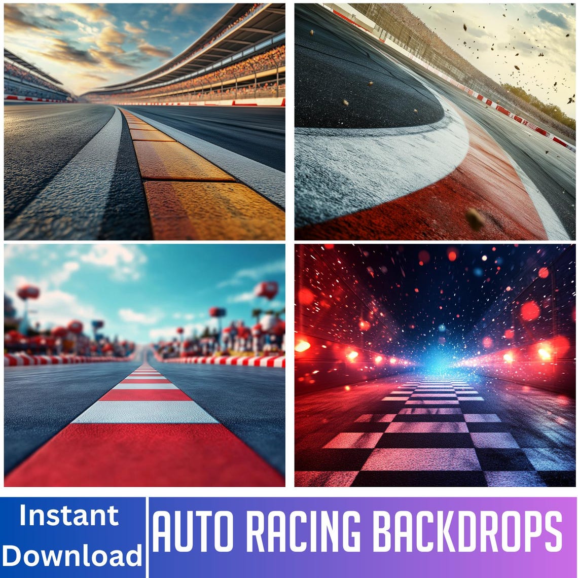 Cinematic Backdrop Racing 30 Auto Racing Backdrops, Sports Background, Auto Racing Background ...