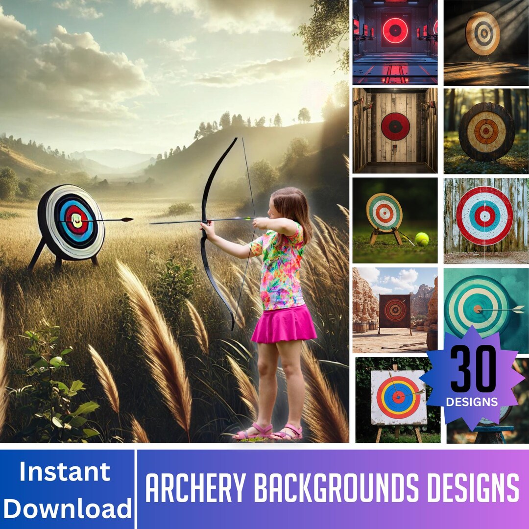 30 Target Archery Backdrops, Sports Background, Archery Background ...