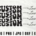 Custom Wavy Letters Svg, Wave Font Quote, Wavy Alphabet Graphic Files ...