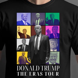 Camiseta de la gira de Donald Trump Eras, camiseta de Trump 2024, sudadera de Donald Trump, camiseta del día de las elecciones, camisetas electorales para simpatizantes de Trump