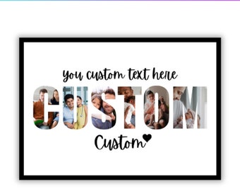 Collage de fotos de Canva, plantilla de Canva para papá, collage de fotos de papá, collage de fotos del mejor papá, marco personalizado para papá, fotos del Día del Padre