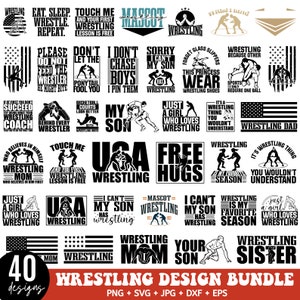 40 worstelen bundel SVG, worstelen SVG-bundel, worstelaar SVG, worstelen citaten Svg, worstelen shirt Svg, Instant Download