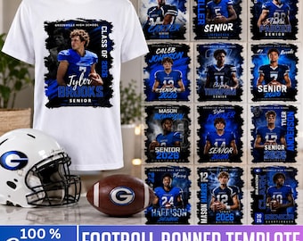15 Football T Shirt Canva Template, Editable Game Day Shirt Design, Football Personalized High School Sport Sublimation, Team Spirit Digital