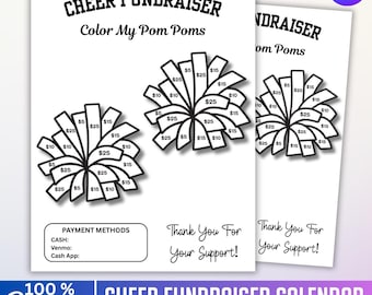 Cheer Fundraiser Template, Canva Editable Cheer Fundraiser Flyer, Cheerleading Donation Sheet, Fill My Bow, Team Fundraising, Digital File