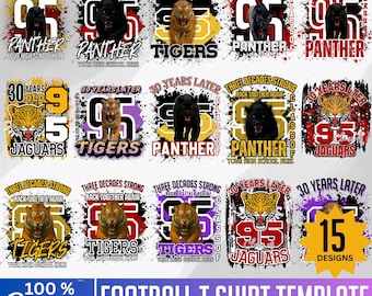 Football T Shirt Canva Template, Homecoming T Shirt Design, Football Canva Editable Template, Sports Gameday T Shirt Design, Digital File