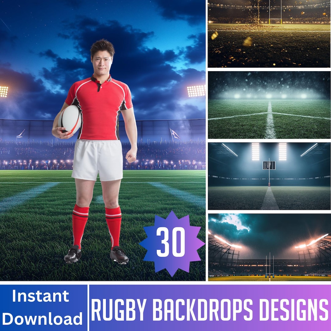 30 Rugby Backdrops, Sports Background, Rugby Background, Sports ...