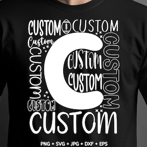 Benutzerdefiniertes Design, benutzerdefinierter Schulgeist PNG-Design, personalisiert Ihren Text, Typografie-Design, benutzerdefinierte Sportarten, Anpassungsdesign, sofortiger Download