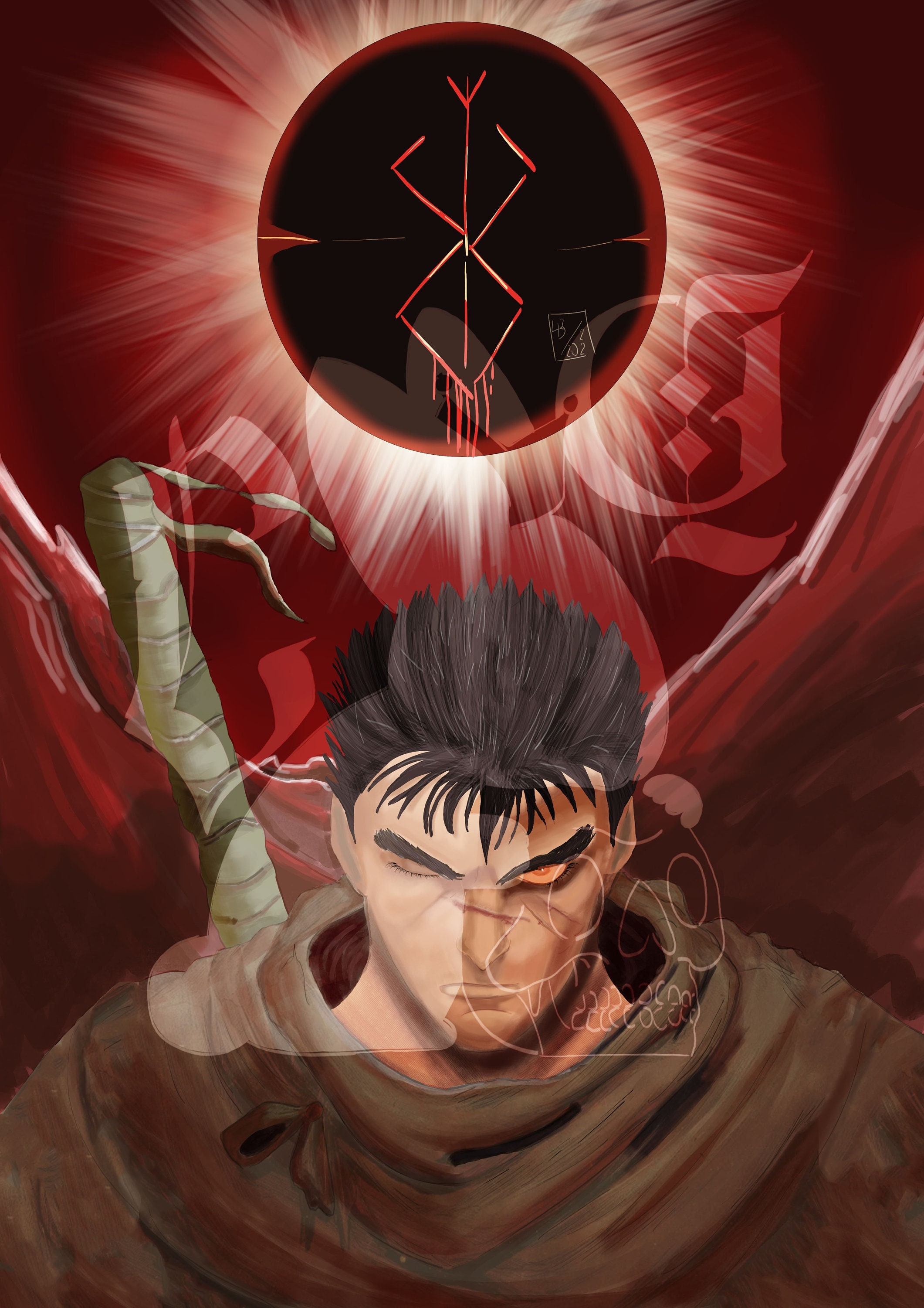 Guts Is Berserk - Low budget hand drawn 90's anime > 2018