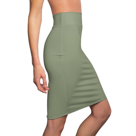 Olive Women's Pencil Skirt