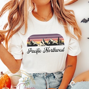 PNW Shirts, pnw Shirt Women, pnw t shirts women, pnw, pnw Gifts, Washington State Shirt, Oregon Shirt, Idaho Shirt, Hiking Shirt, Washington
