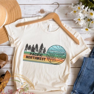 PNW T-shirt, PNW Shirts, Pacific Northwest T-shirt, Pacific Northwest, Pacific Northwest t, Graphic Tees, Nature Lover Gift, Camping Shirt