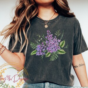 Wildflower Cottagecore Botanical Floral Shirt, Comfort Color, Wildflower t shirt, Wildflower Tee,  Garden Shirt, Aesthetic Botanical Shirt