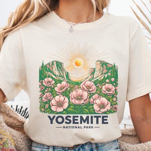 Yosemite T-shirt, Yosemite Shirt, Yosemite Park Shirt, Yosemite Shirt Women, Yosemite Gift, National Park Shirt, Mountain Hiking Adventure