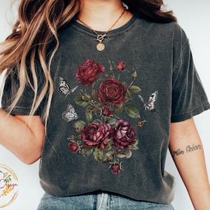 Girls Butterfly Shirt Comfort Color Cute Butterfly Tee Nature Lover Shirt Butterflies Shirt Vintage Butterfly ShirtPurple Butterfly Shirt
