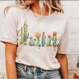 Cactus Shirt, Cactus T-shirt, Cactus Birthday Shirt, Cactus Shirt Women, Cactus Shirt Vintage, Cactus Plants Shirt, Cactus Lover Gift