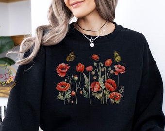 [MCM]★PHENOMENON Botanical sweatshirt Vintage Fern Illustration Sweatshirt | Refinery Number One