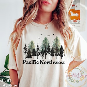 Pacific Northwest T-Shirt, PNW Shirt, Pacific Northwest, PNW, Oregon Shirt, Washington, Pnw State Shirt, Mountain Shirt, Travel Shirt, Gift