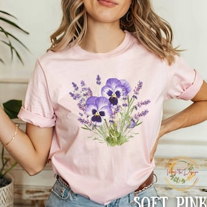 Boho Wildflower Cottagecore Shirt, Flower Shirt, Floral Shirt, Gardening Shirt, Flower Lover Gift, Boho Flower Shirt, Gardening Gift for Her